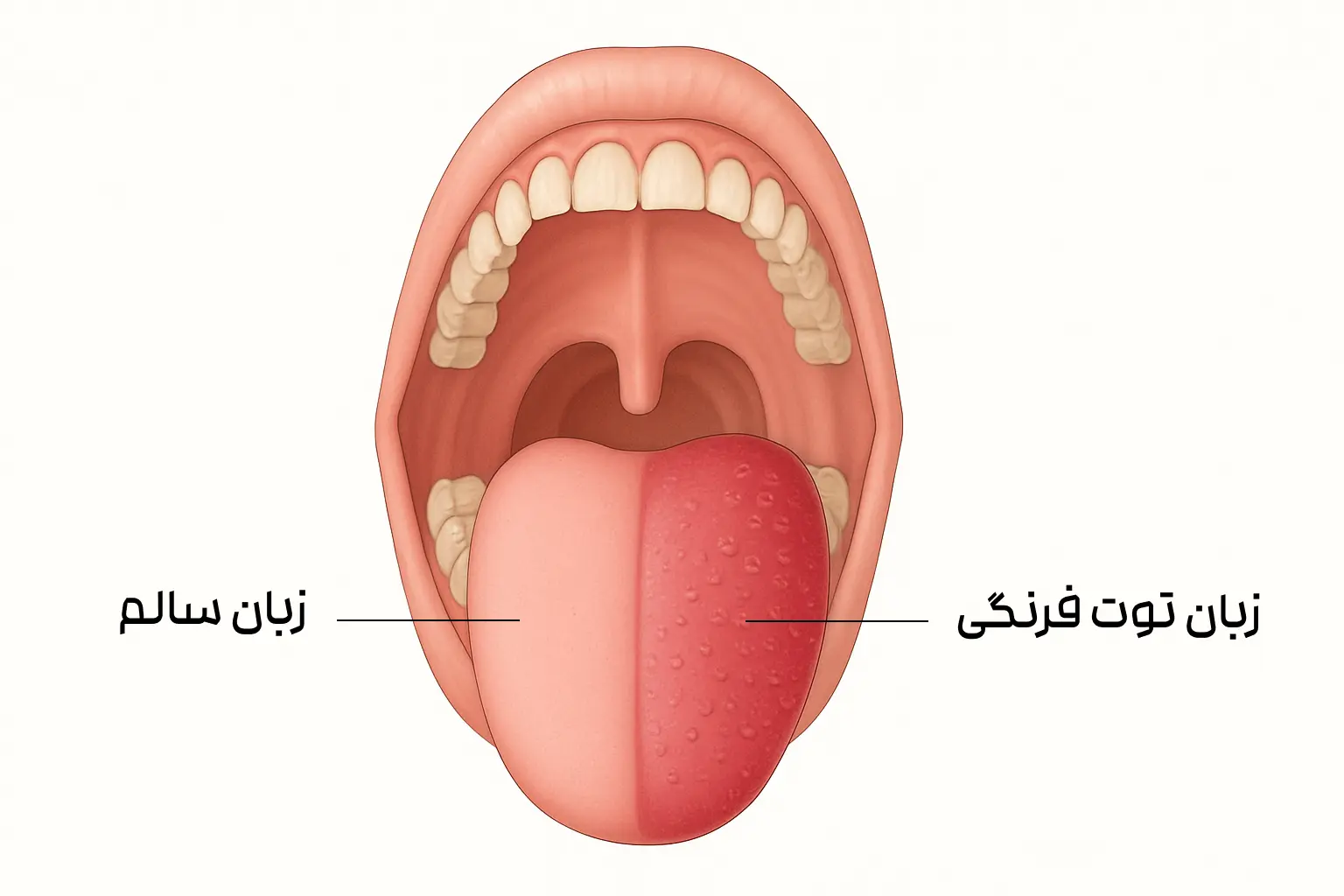 زبان توت فرنگی