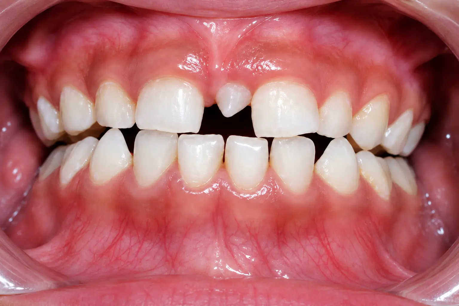 دندان اضافه یا Supernumerary tooth در فرد مبتلا به هایپردنشیا